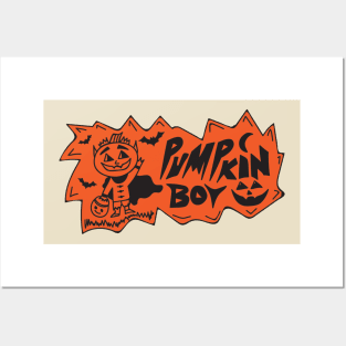 Pumpkin Boy Posters and Art